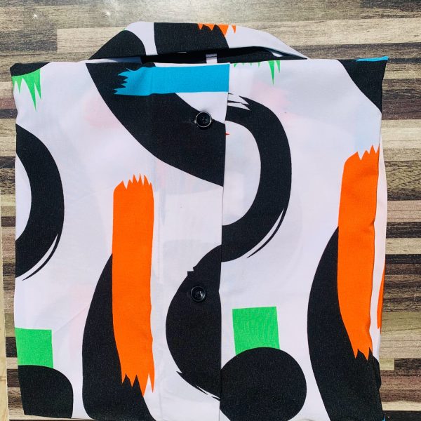 Bold Retro Vibes: Vintage Print Shirt